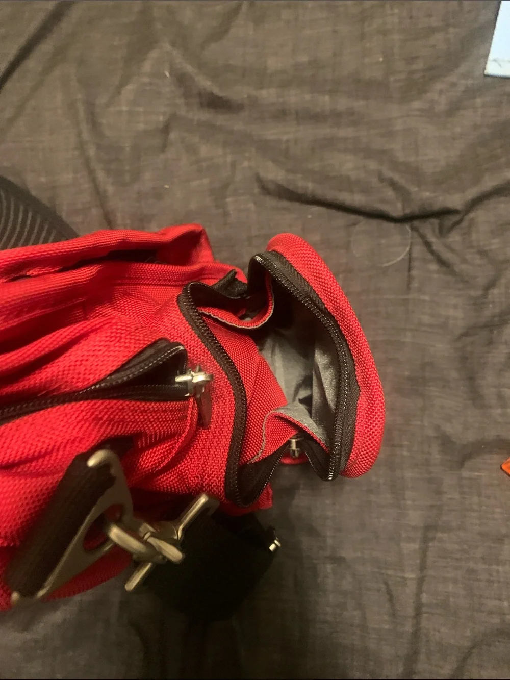 Victorinox by Swiss Army Knife Red Travel Bag with Black Handles